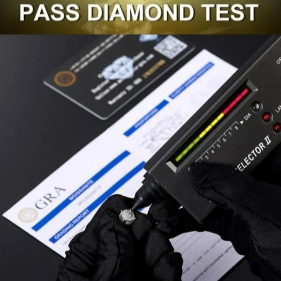 New 5ct Certified Moissanite Engagement Ring - Picture 10 of 12